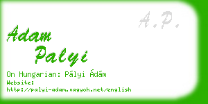 adam palyi business card